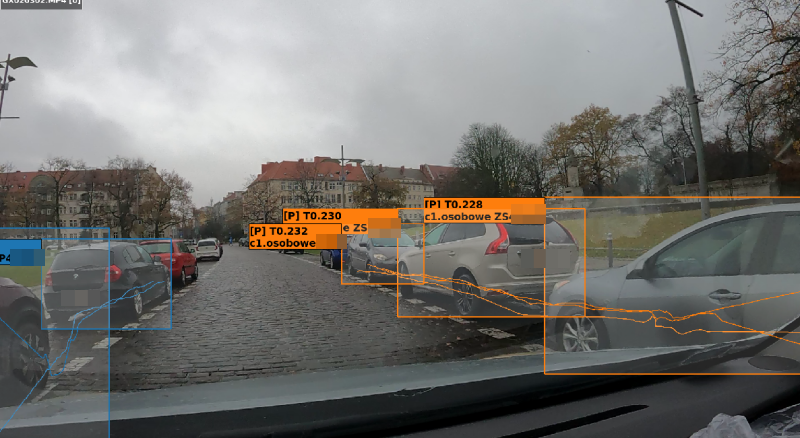 Poprawny montaż kamery dla ALPR przy pomiarze czasu parkowania